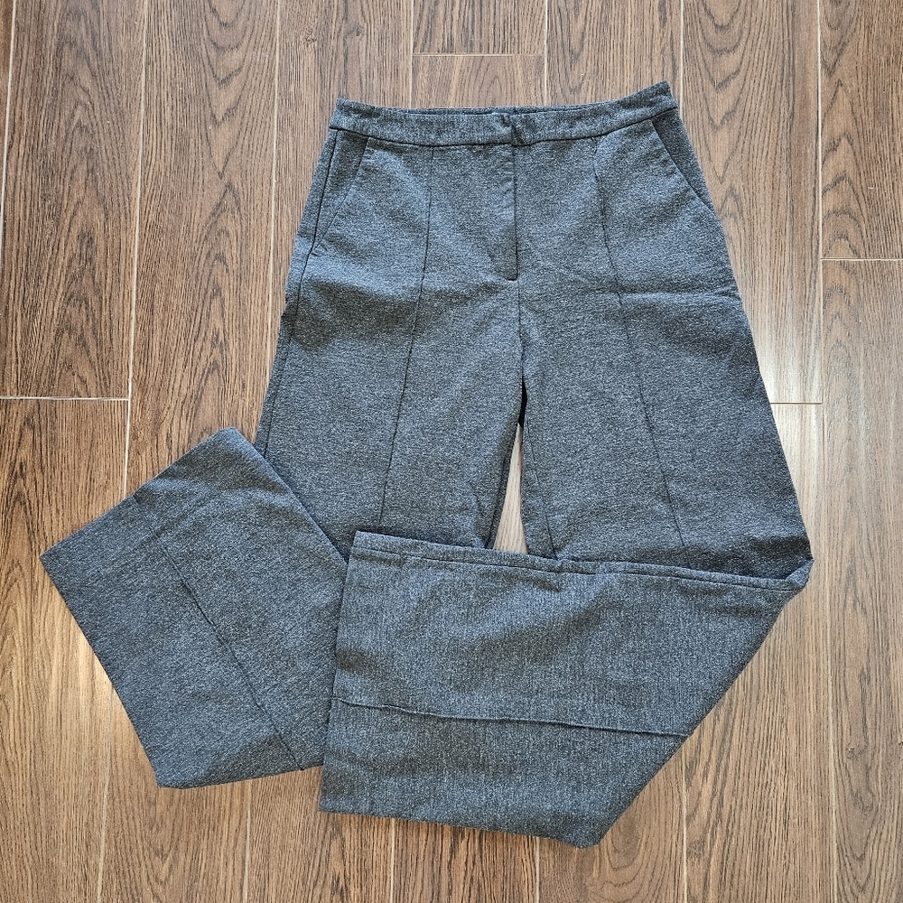 Aritzia Talula Gray Wide Leg Trousers Size 6